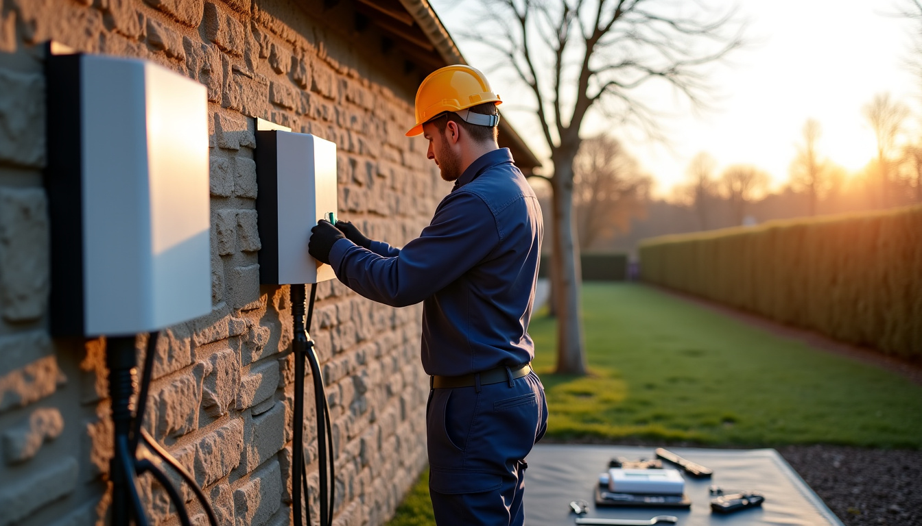 Intervention d’un électricien certifié IRVE EURL Lénaïck Berthelot sur un site résidentiel à Saint-Père-Marc-en-Poulet
