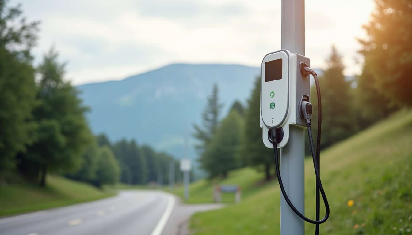 Localisation des bornes de recharge publiques à Champier, notamment sur la Route des Alpes