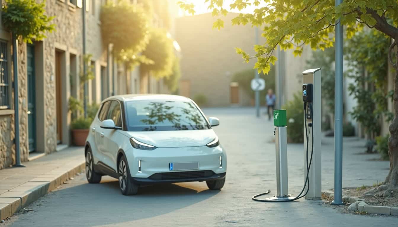 Localisation des bornes de recharge publiques à Sallèles-d