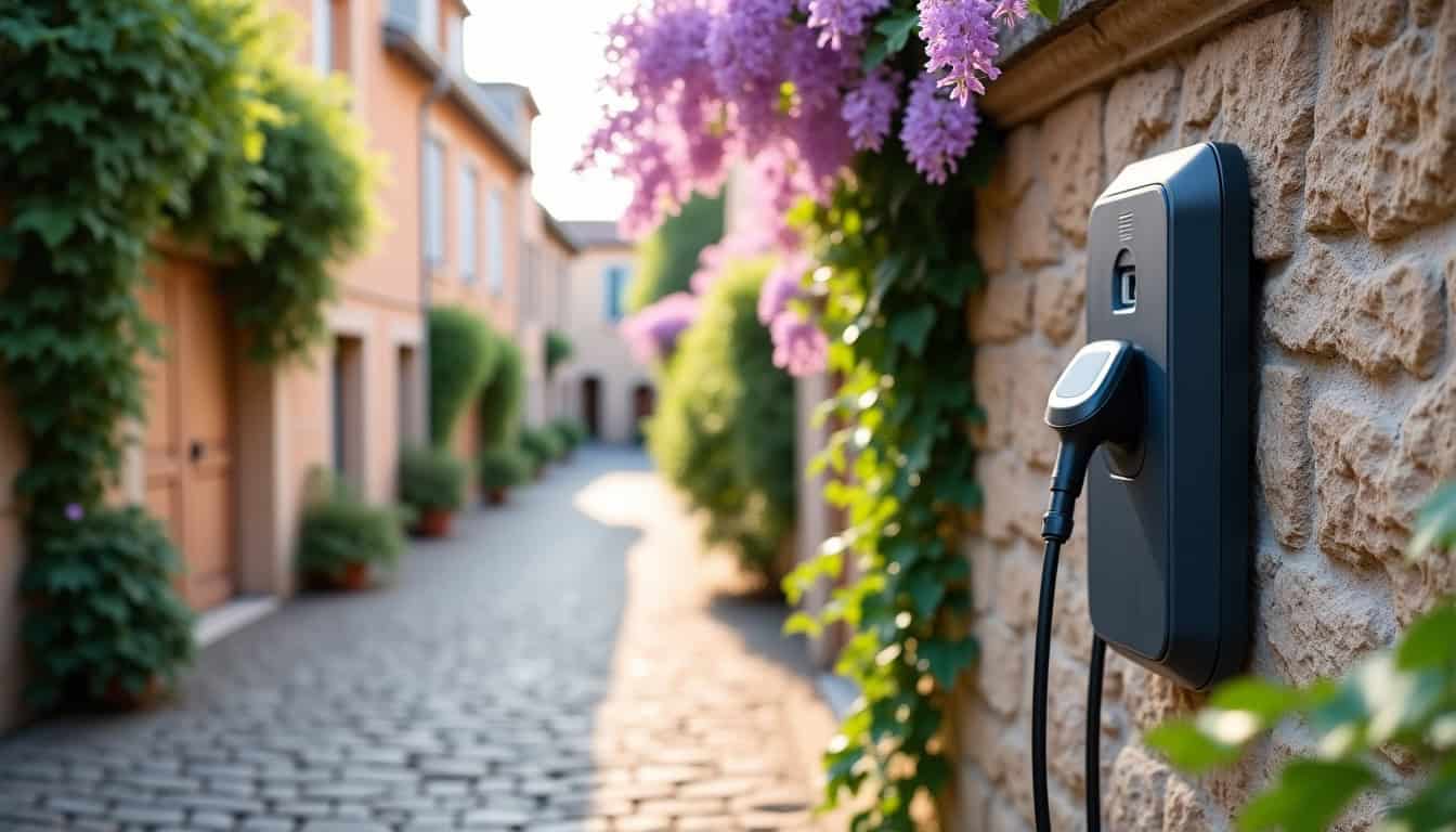 Localisation des bornes électriques publiques à Loudun sur la rue de la Fontaine d’Adam
