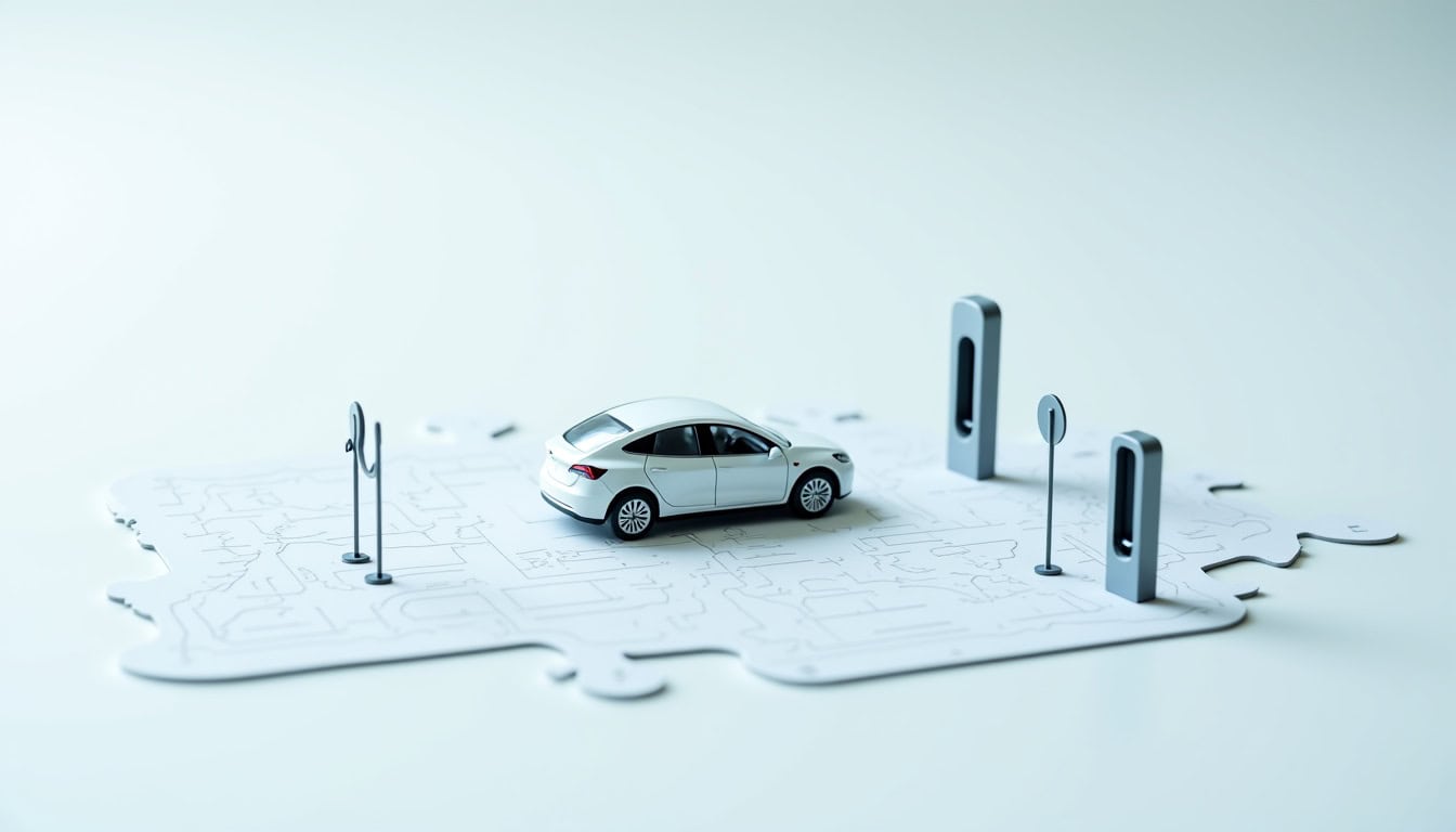 Localisation des bornes publiques de recharge à Plan-d’Orgon