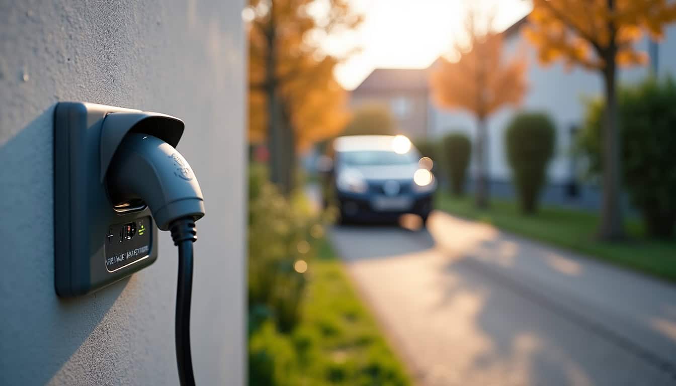 Prise renforcée Legrand Green Up installée en extérieur à Épernay