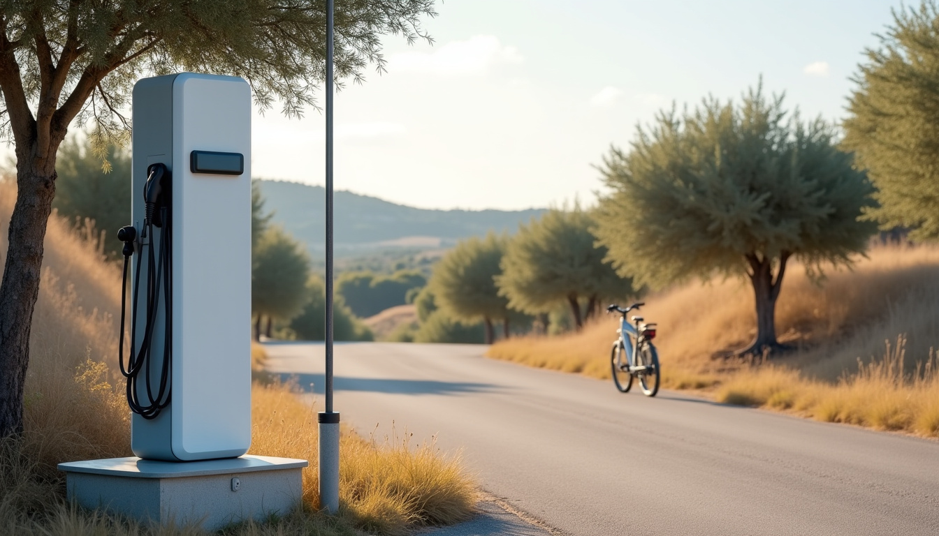 Station de recharge publique à La Fare-les-Oliviers sur l