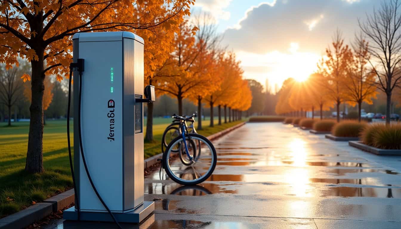 Station de recharge publique AlterBase à Val-du-Mignon