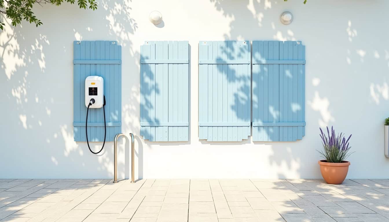 Station de recharge publique pour véhicules électriques à Saintes-Maries-de-la-Mer