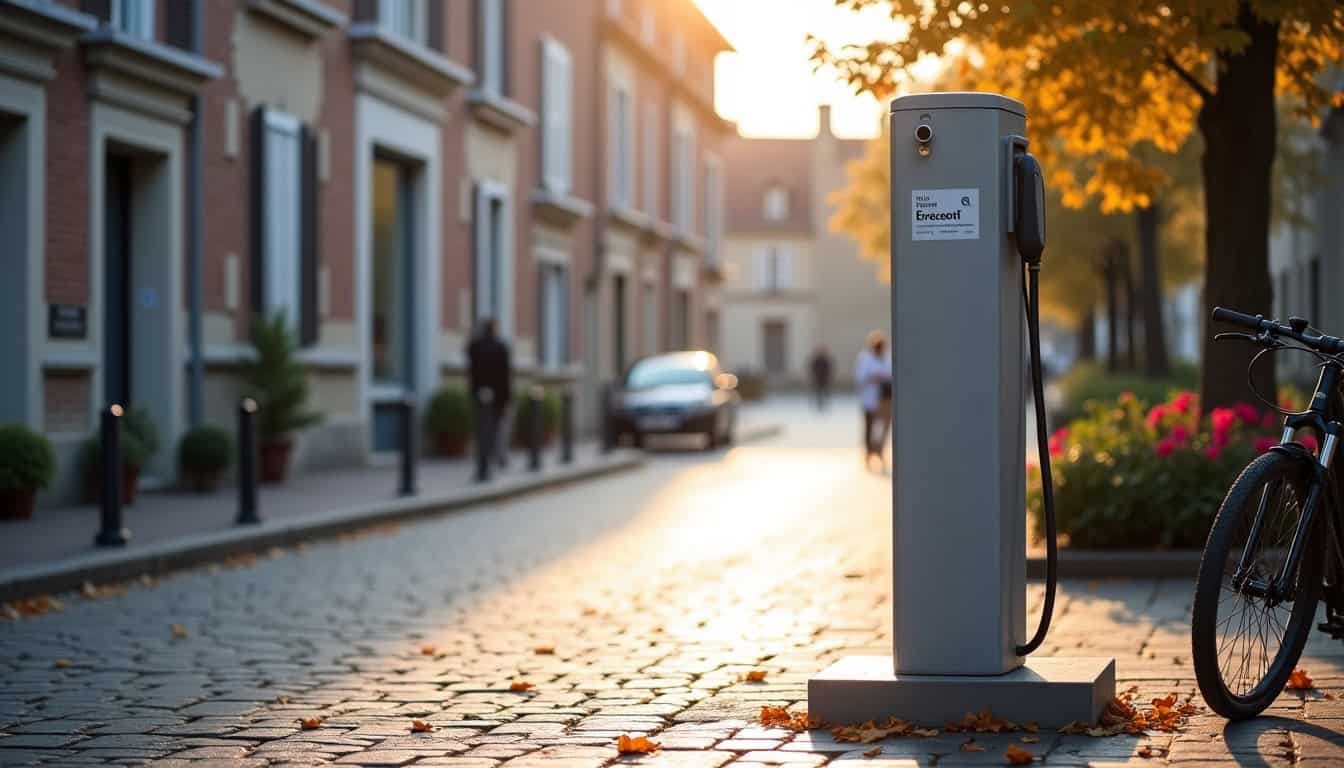 Station de recharge publique située Rue du Général de Gaulle à Assevent