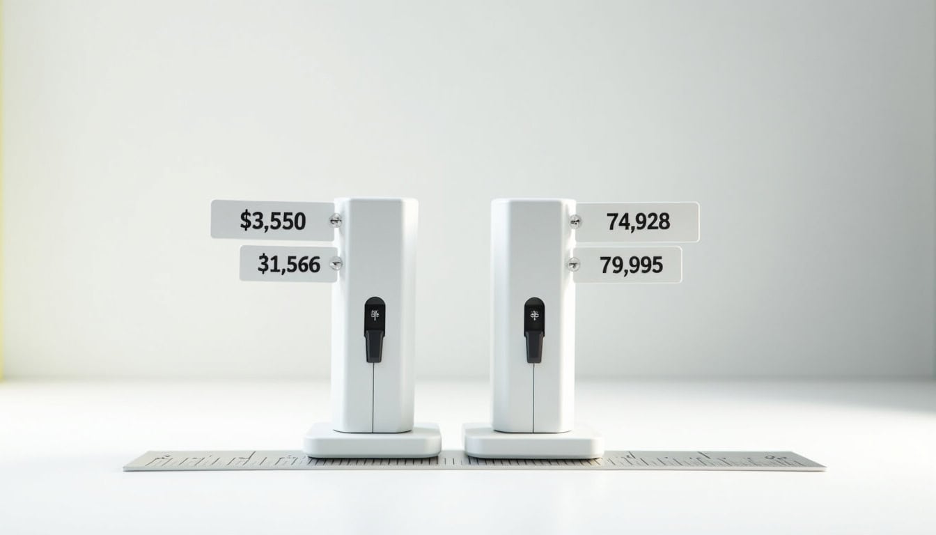 Tableau comparatif des coûts d