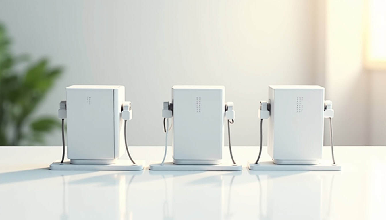 Tableau comparatif des différents types de bornes de recharge électrique à Crossac