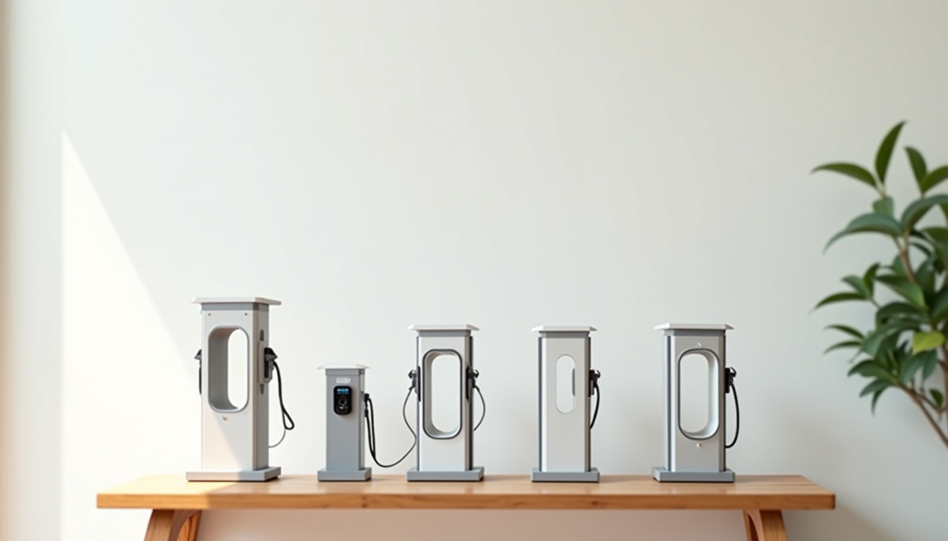 Tableau comparatif des types de bornes de recharge disponibles dans les Alpes-Maritimes