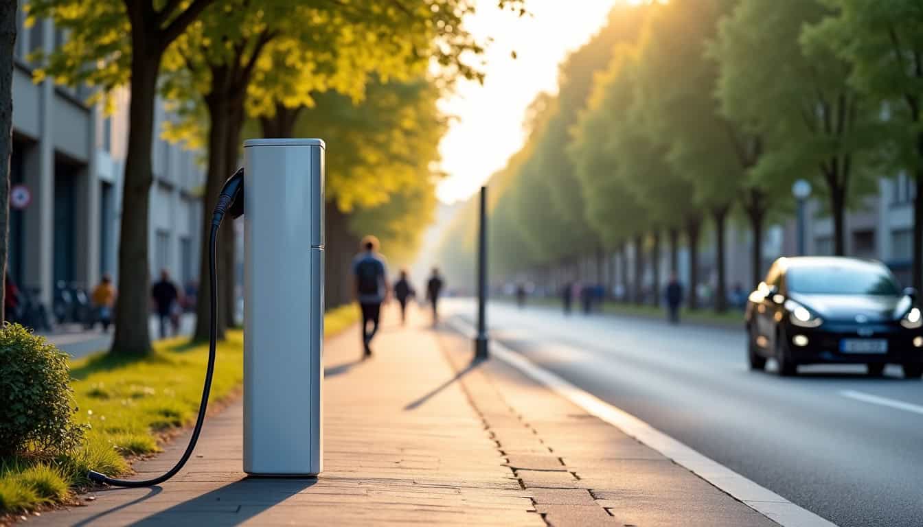 Tableau comparatif des types de bornes de recharge installées à Châtillon