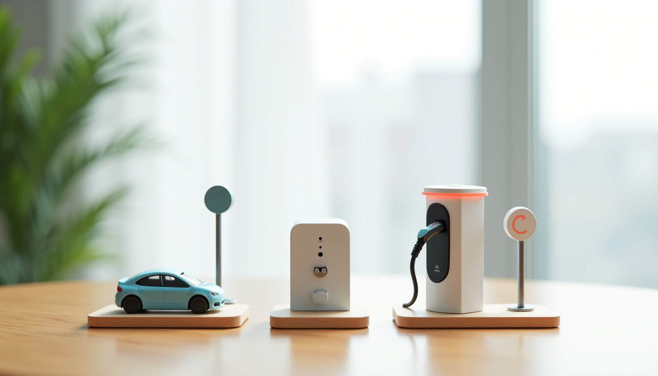 Tableau comparatif des types de bornes de recharge pour véhicules électriques