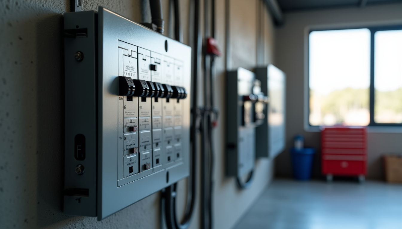 Tableau électrique avec installation d