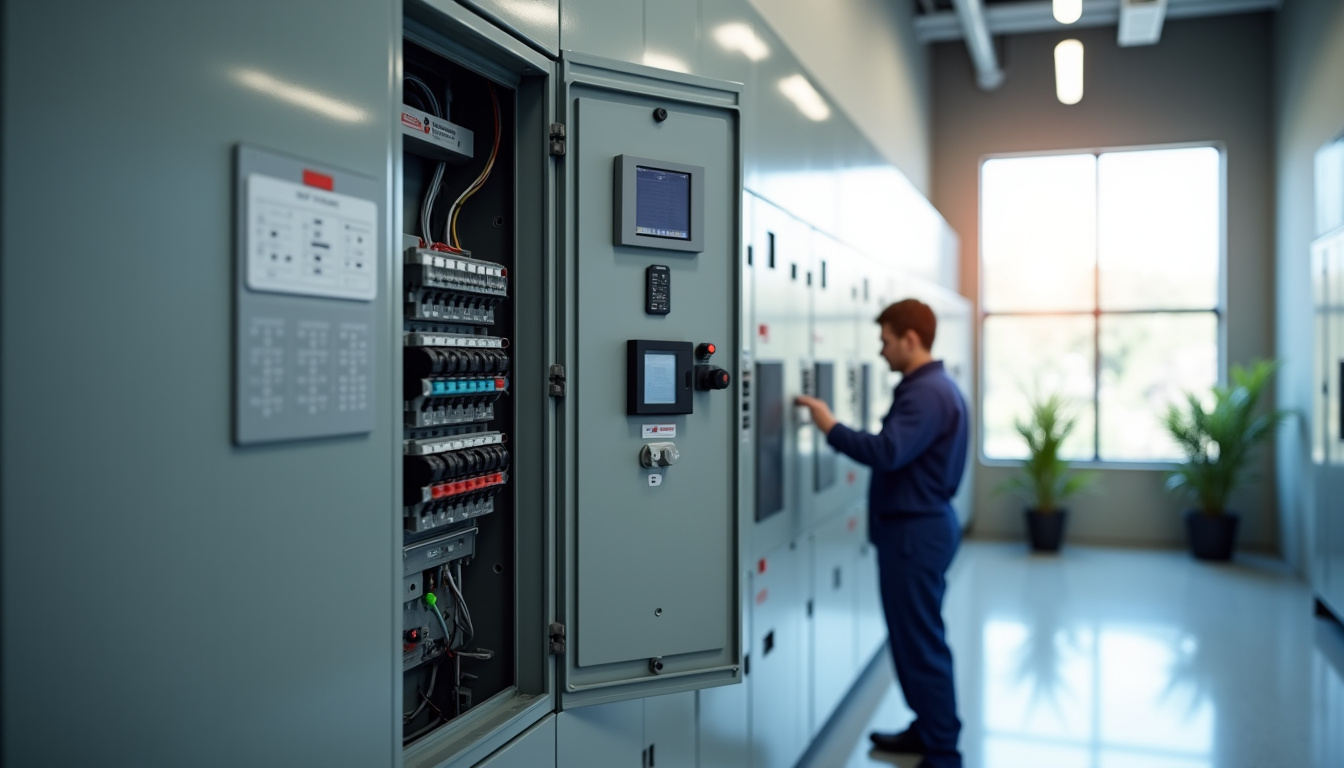 Tableau électrique avec installation d