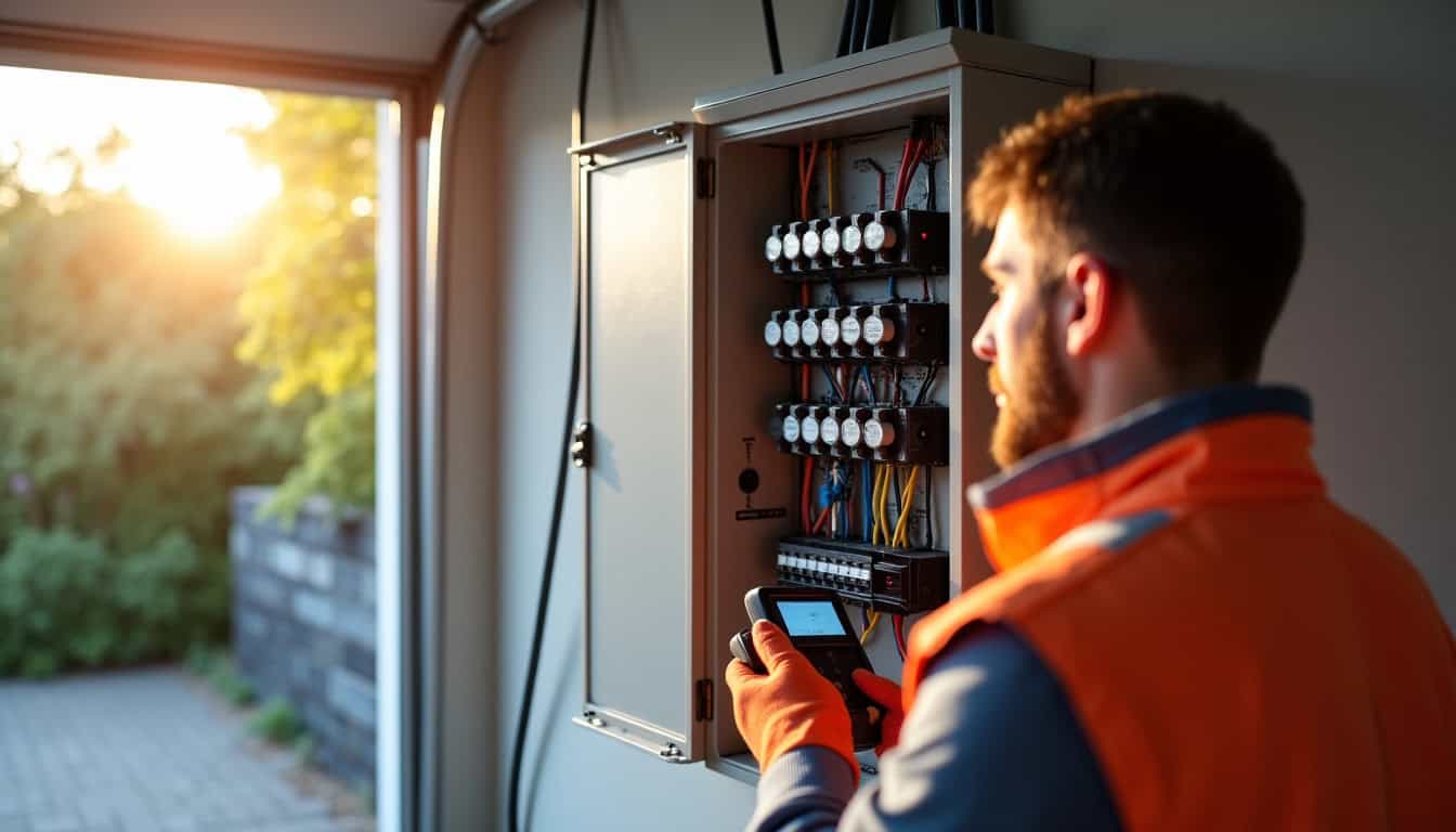 Tableau électrique avec installation d’une borne de recharge, en présence d’un professionnel certifié à Aslonnes
