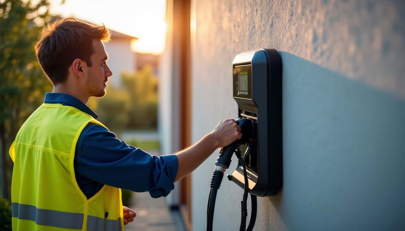 Technicien certifié IRVE en train d