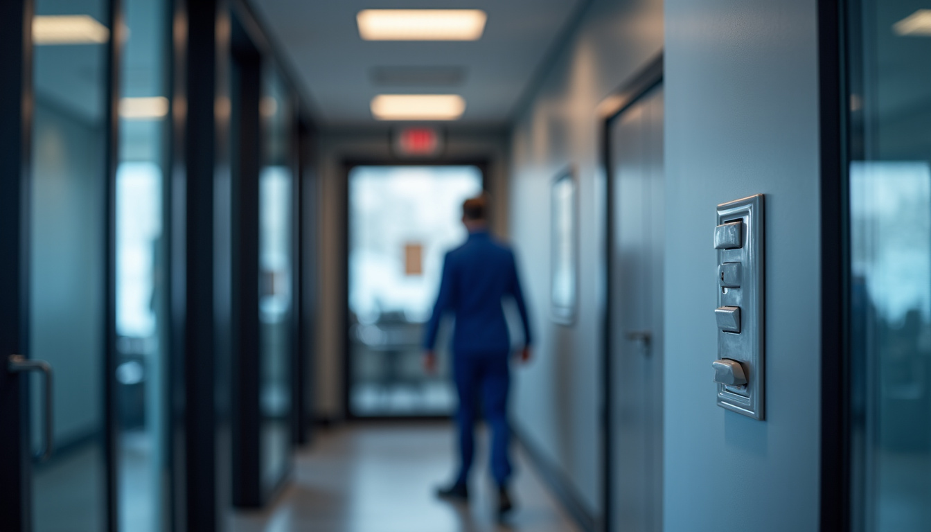 Technicien en train d