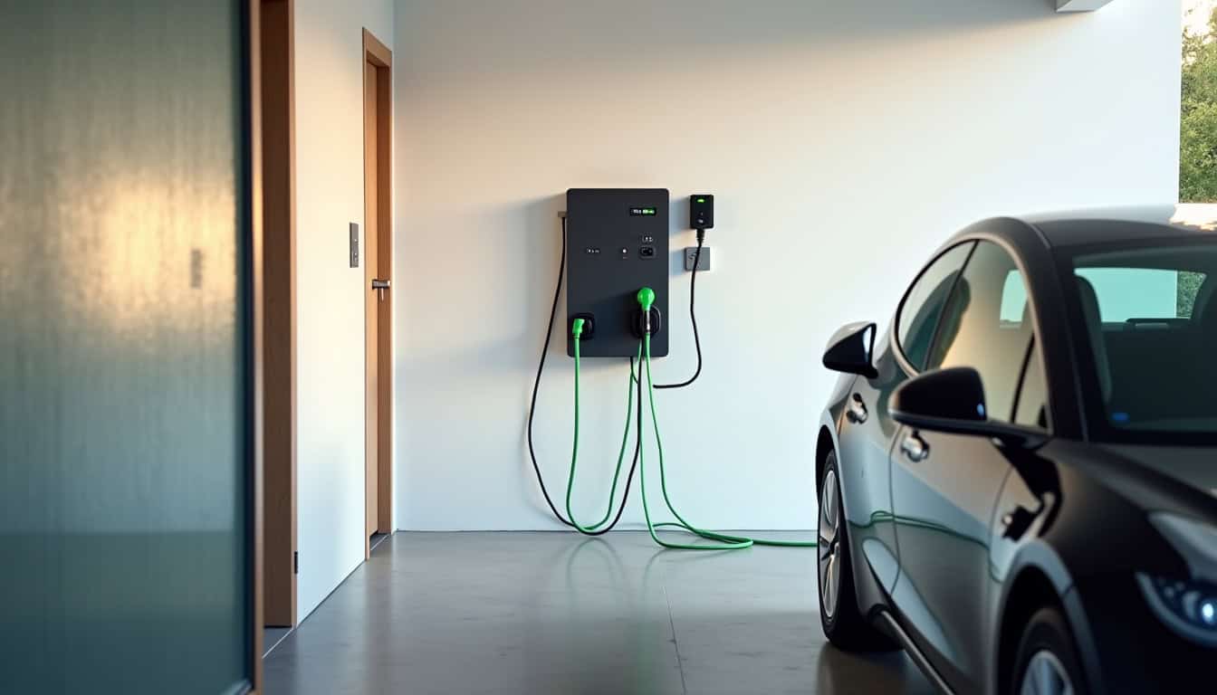 Test du fonctionnement de la borne électrique après installation à Croth