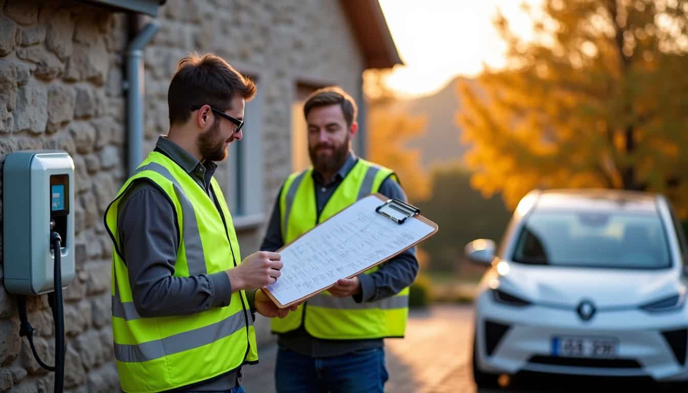 Un installateur présente un devis détaillé à un particulier à Le Montat, dans un cadre professionnel