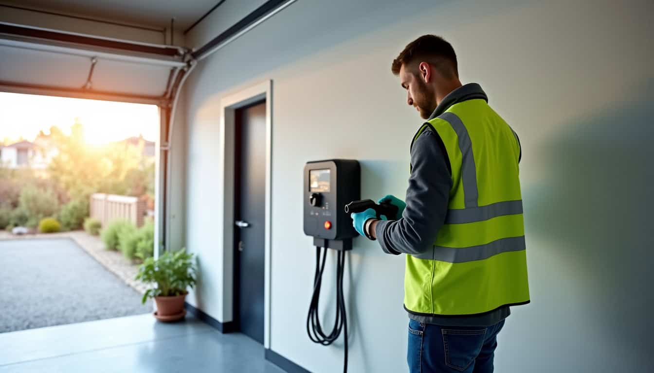 Un technicien certifié IRVE en train d