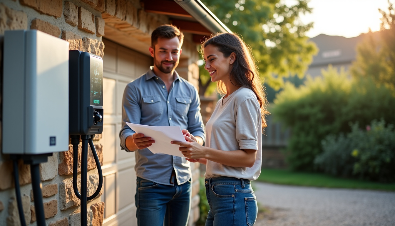Un technicien IRVE discutant avec un client à Martel devant un devis d