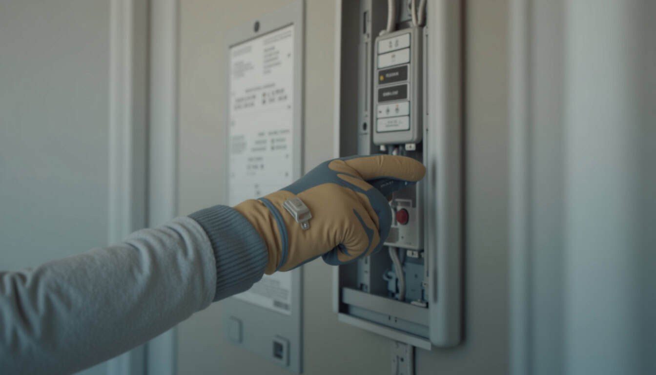 Un technicien IRVE effectue un diagnostic électrique avant l