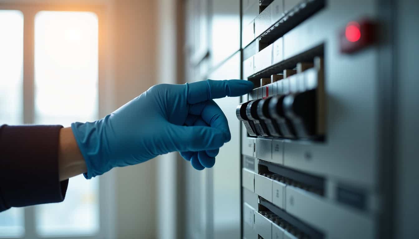 Vérification du tableau électrique lors d