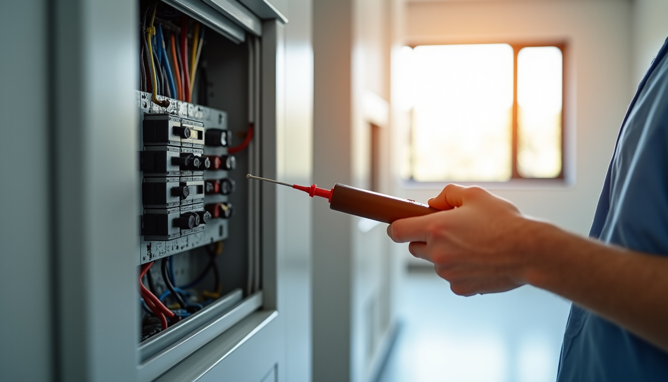 Vérification du tableau électrique lors du diagnostic préalable pour l