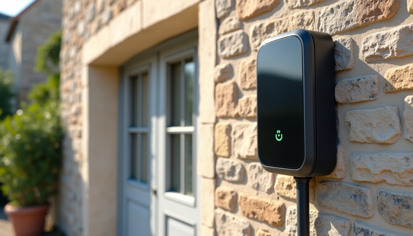 Wallbox installée dans un garage à Illats