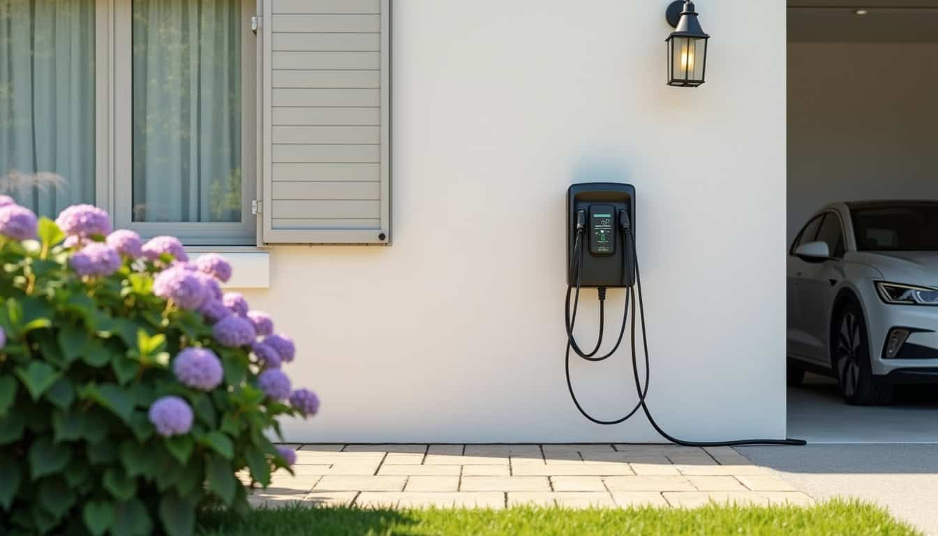Borne de recharge électrique installée à domicile à Chevry-Cossigny