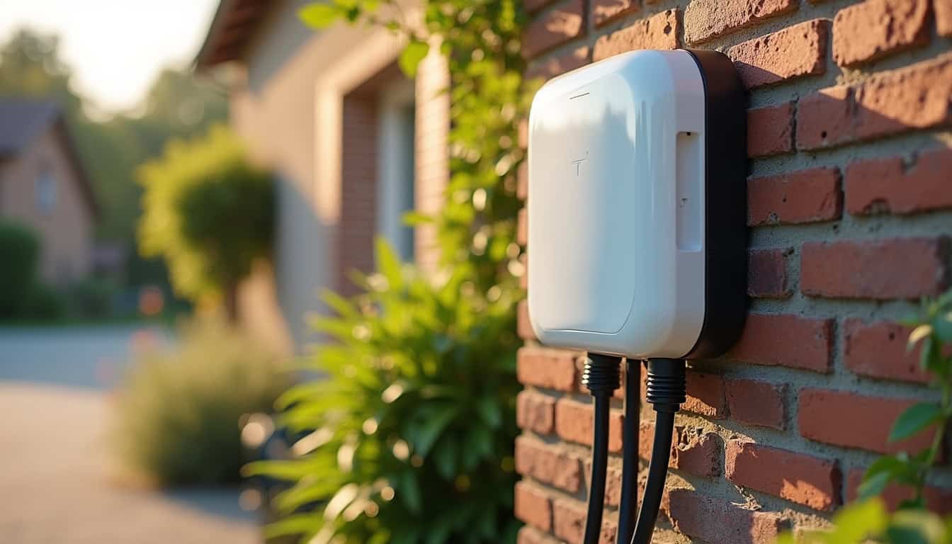 Borne de recharge IRVE pour véhicule électrique en extérieur