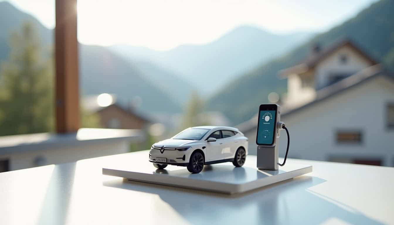 Borne électrique intelligente connectée via application mobile à Bœrsch