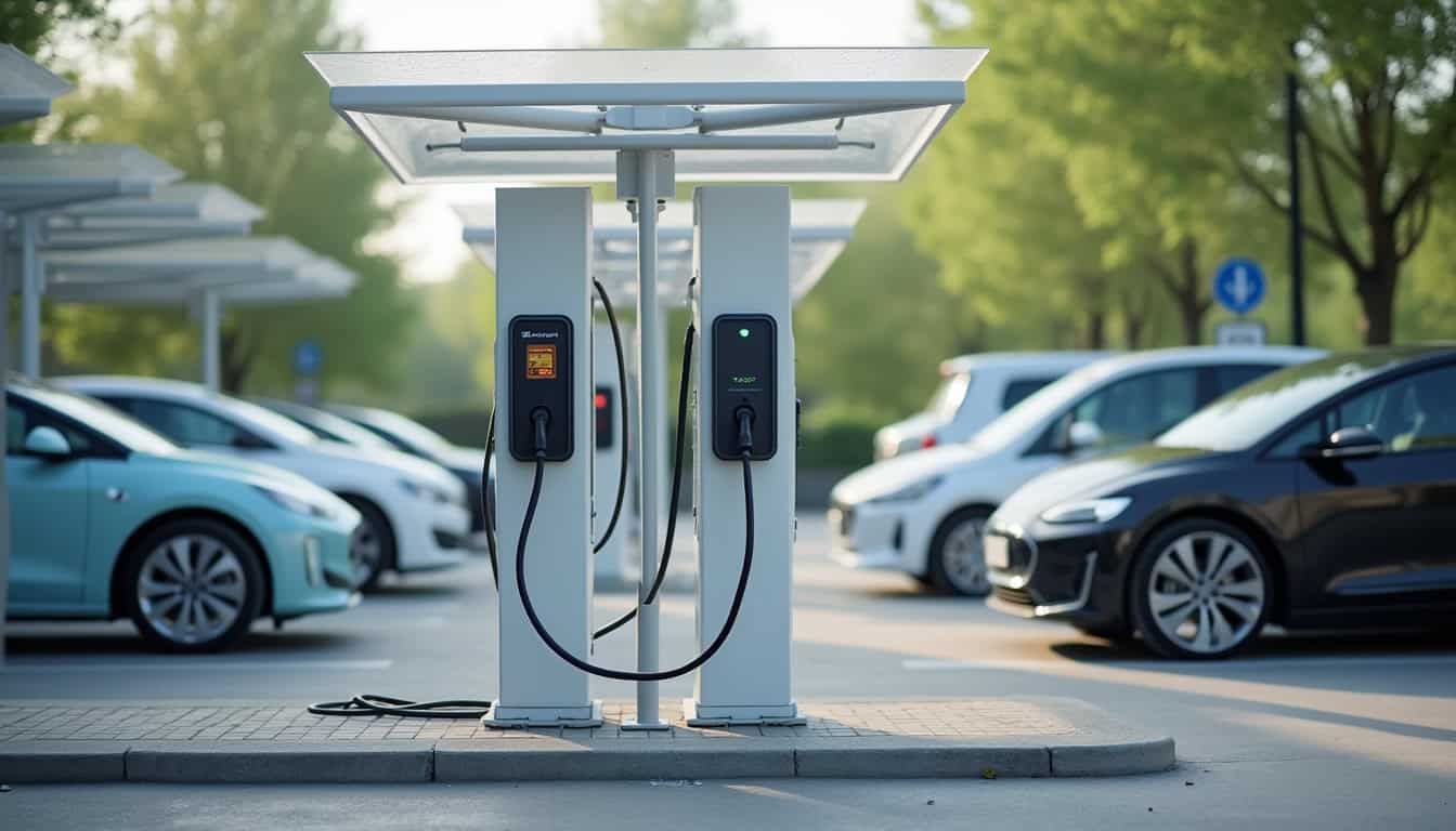 Bornes de recharge publiques installées au Parking du Prado à Cluny
