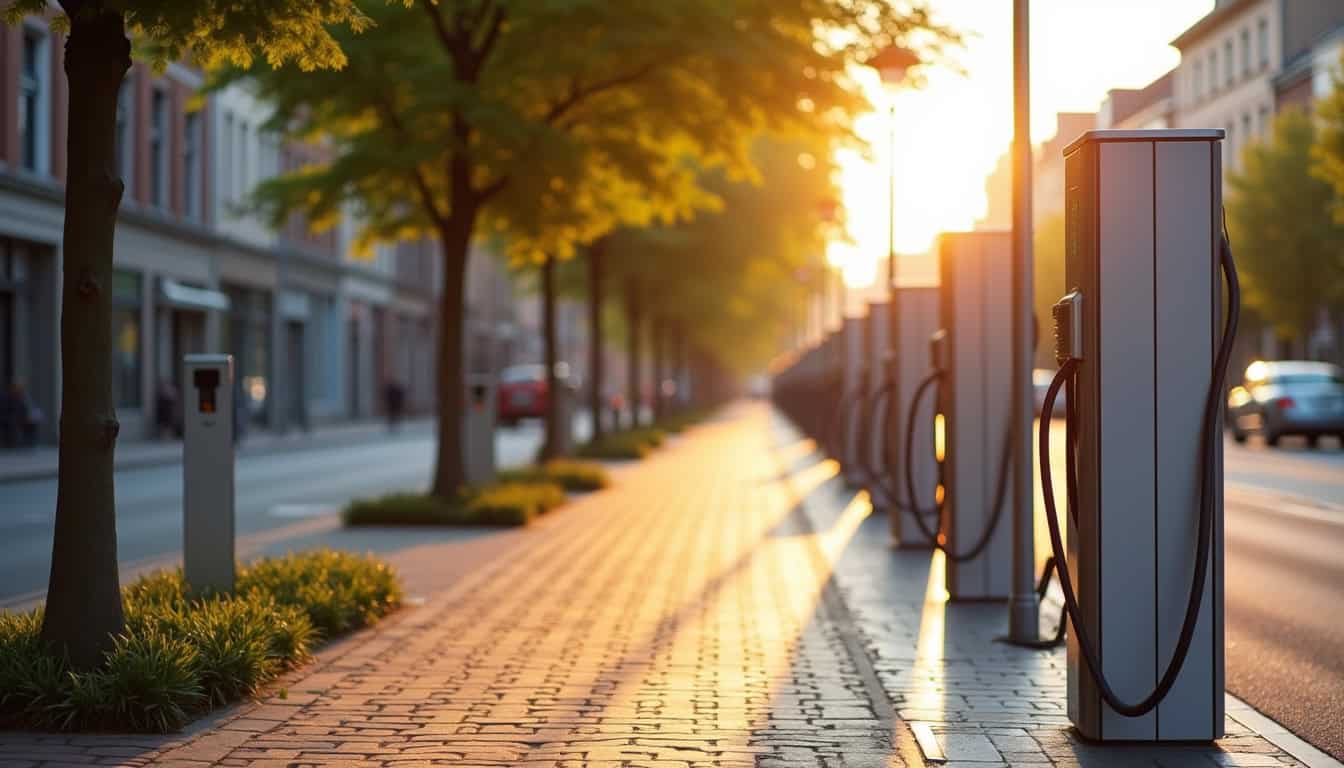 Bornes de recharge publiques installées en centre-ville de Leers