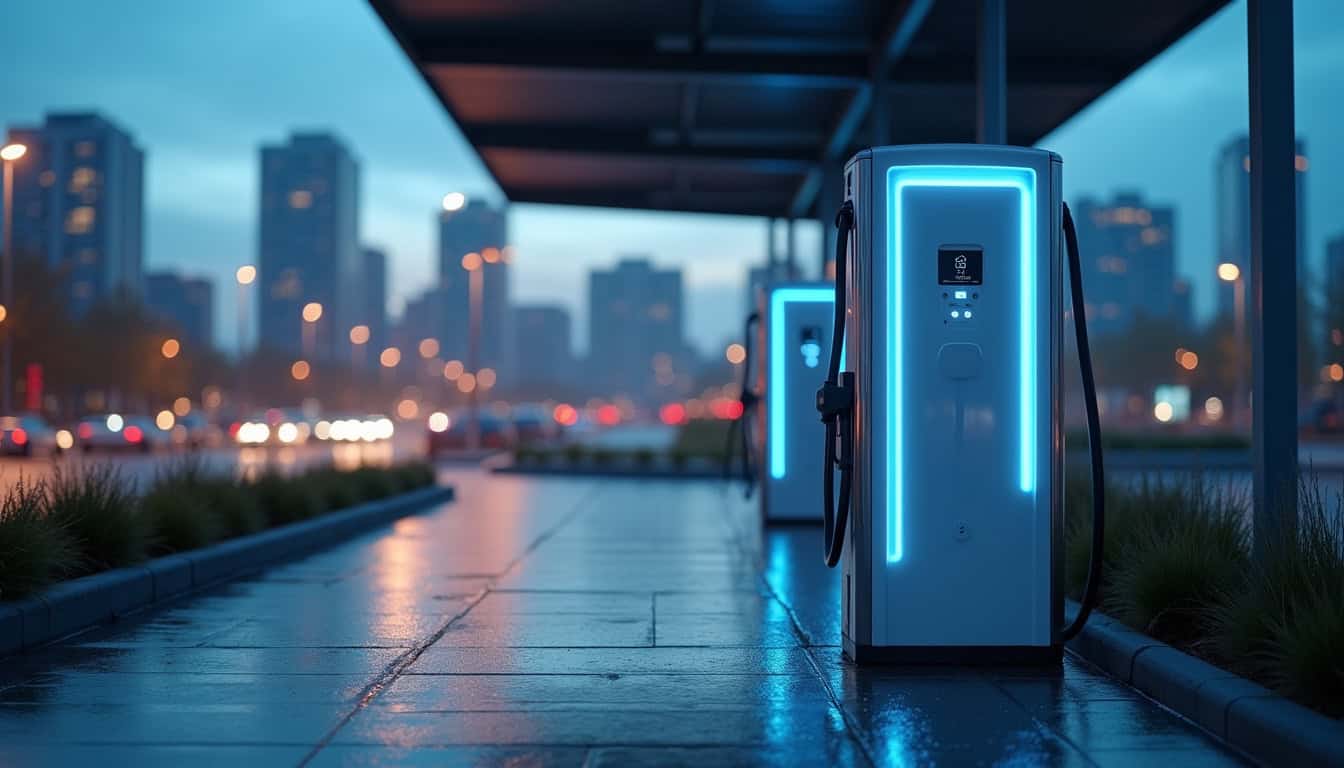 Bornes de recharge publiques situées à Denain