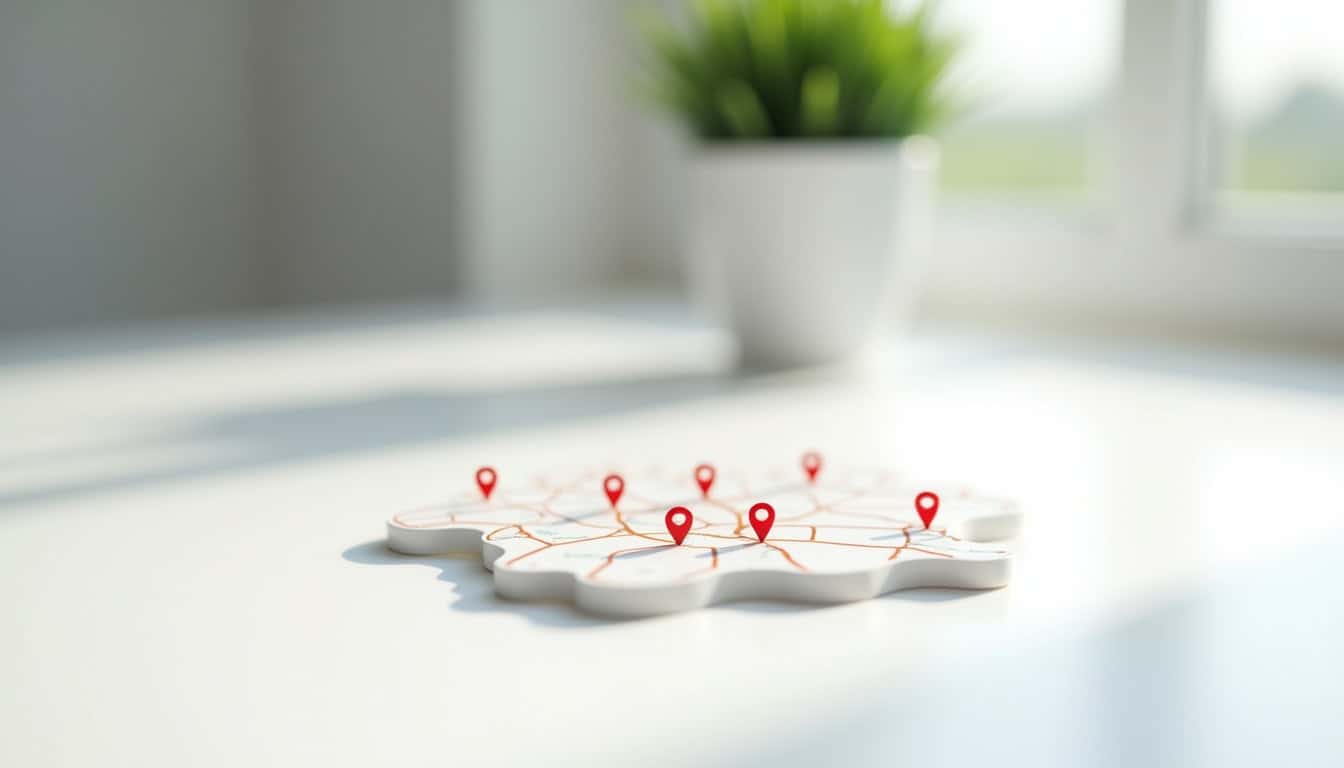 Carte des bornes de recharge publiques à Ludon-Médoc avec points rouges indiquant les emplacements
