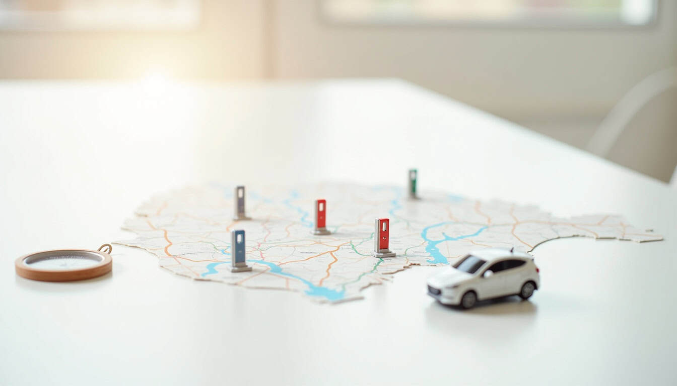 Carte des bornes de recharge publiques à Marseillan avec indications des réseaux Révéo, Aldi Nord et Virta
