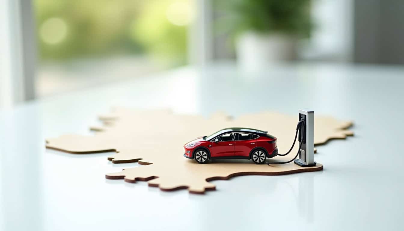Carte des bornes de recharge publiques disponibles à Plescop avec localisation précise