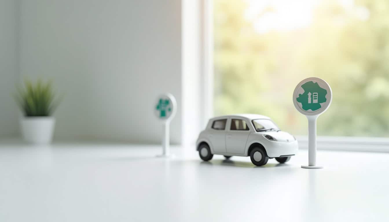 Carte des stations de recharge publiques autour de Bouchain