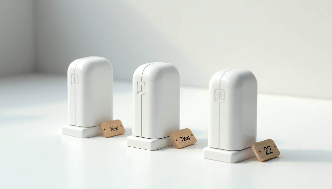 Comparaison de devis pour l'installation d'une borne électrique avec différents niveaux de puissance