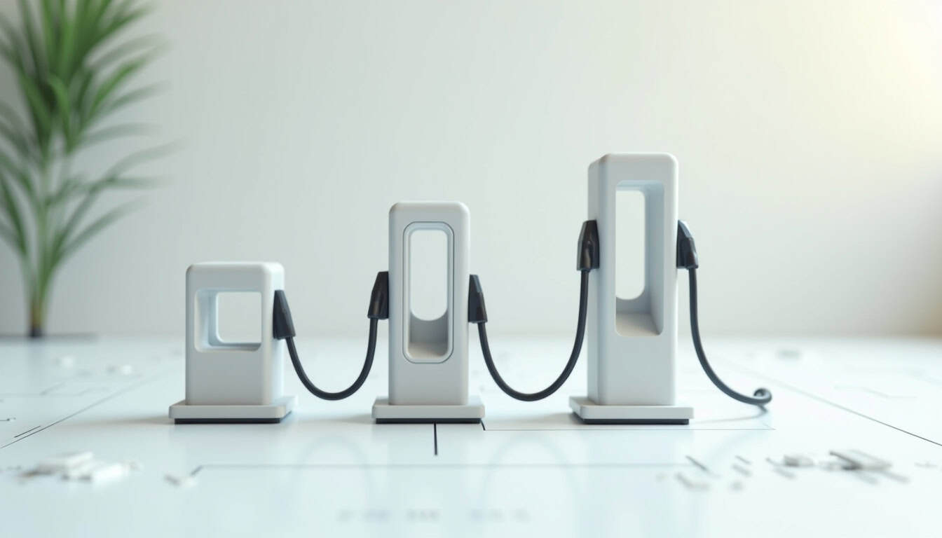 Comparaison de différentes bornes de recharge électrique selon leur puissance