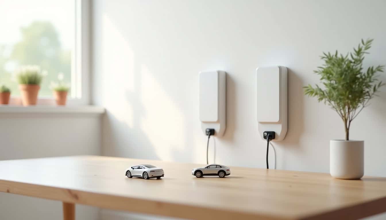 Comparaison de différents modèles de bornes de recharge murales pour véhicules électriques