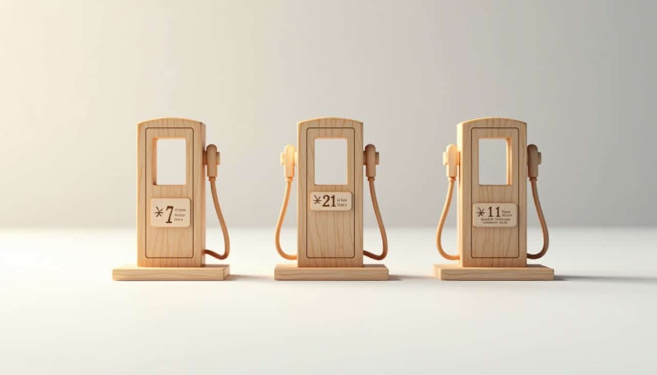 Comparaison de différents modèles de bornes de recharge pour véhicules électriques