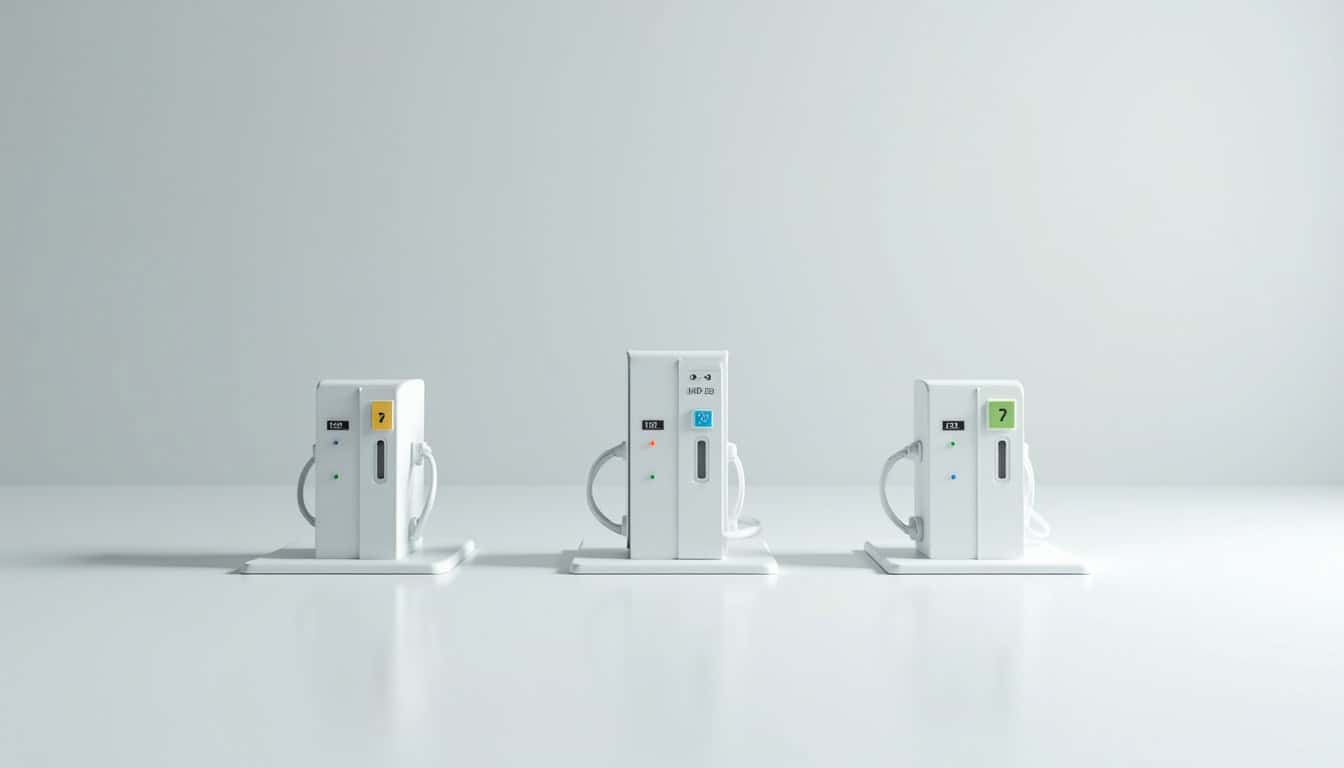 Comparaison des différentes puissances de bornes de recharge électrique