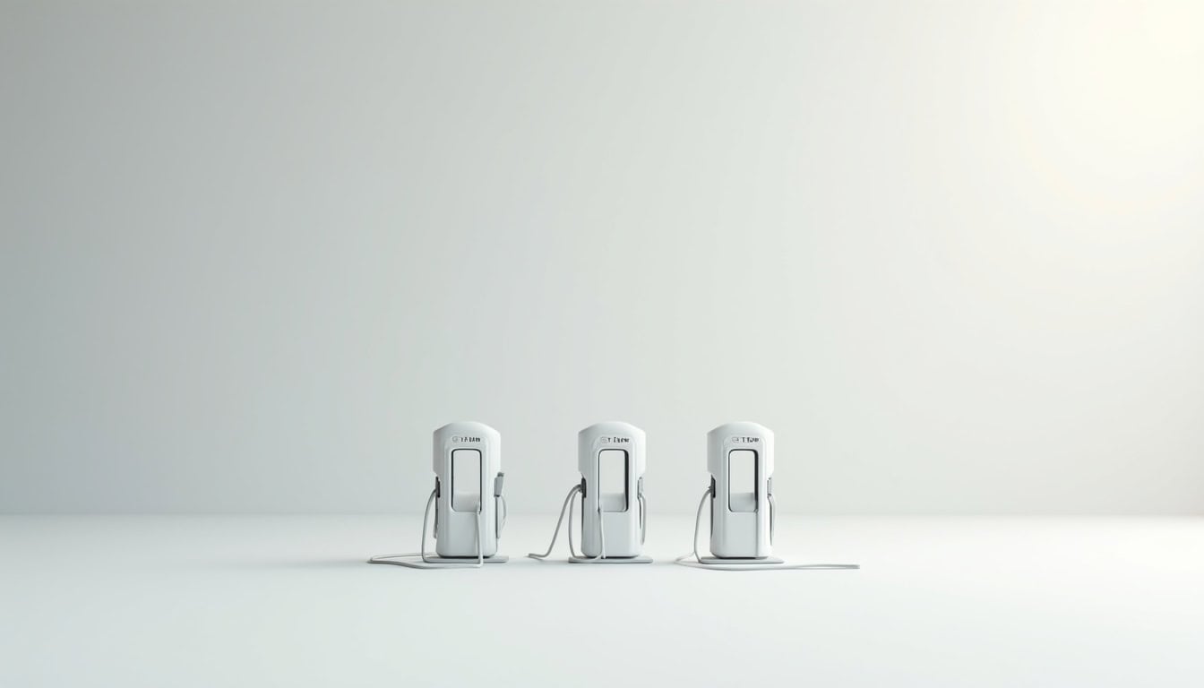 Comparaison des puissances de borne électrique: 7,4 kW, 11 kW et 22 kW