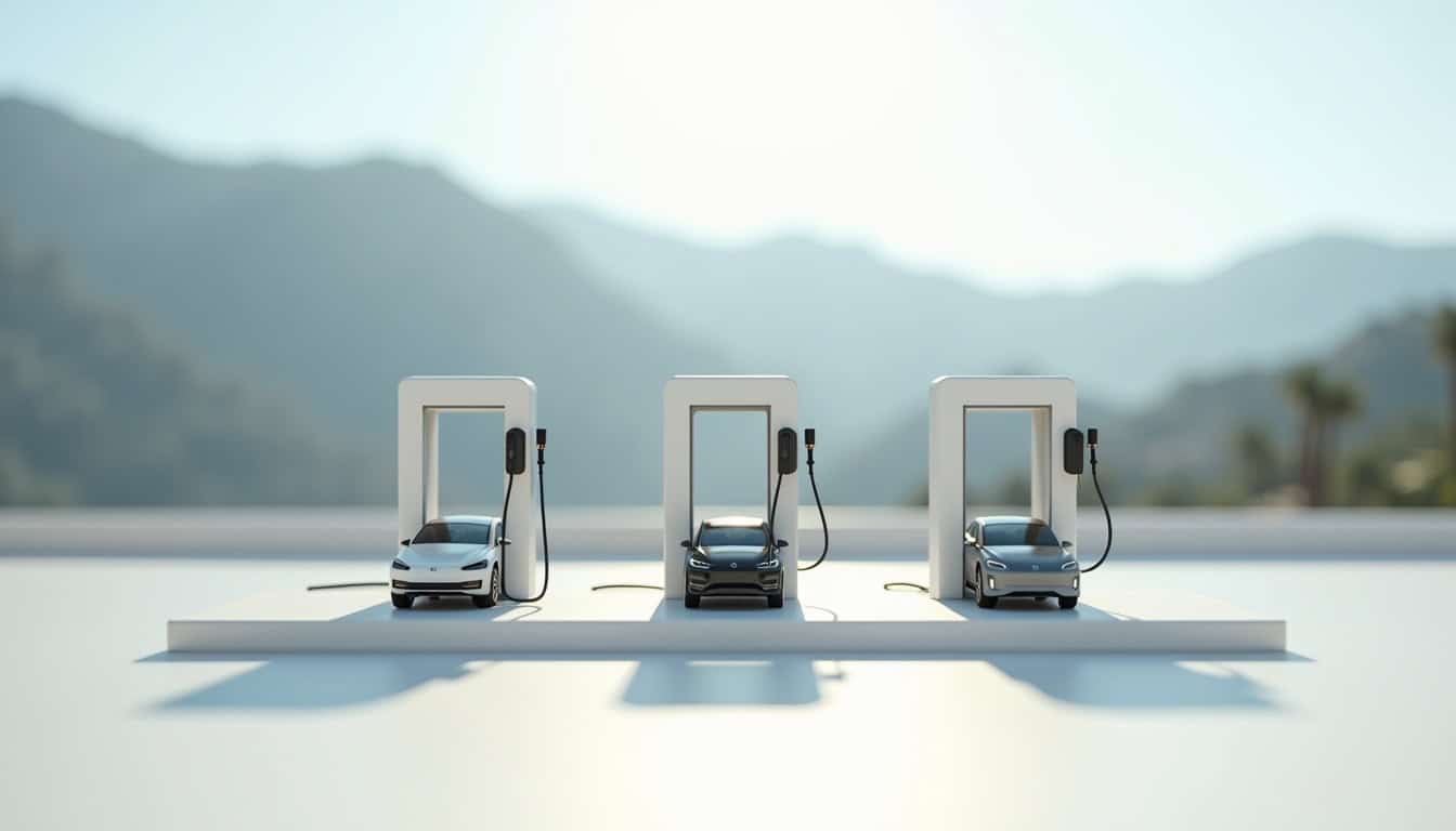 Comparaison entre différents modèles de bornes de recharge pour véhicules électriques à Drap