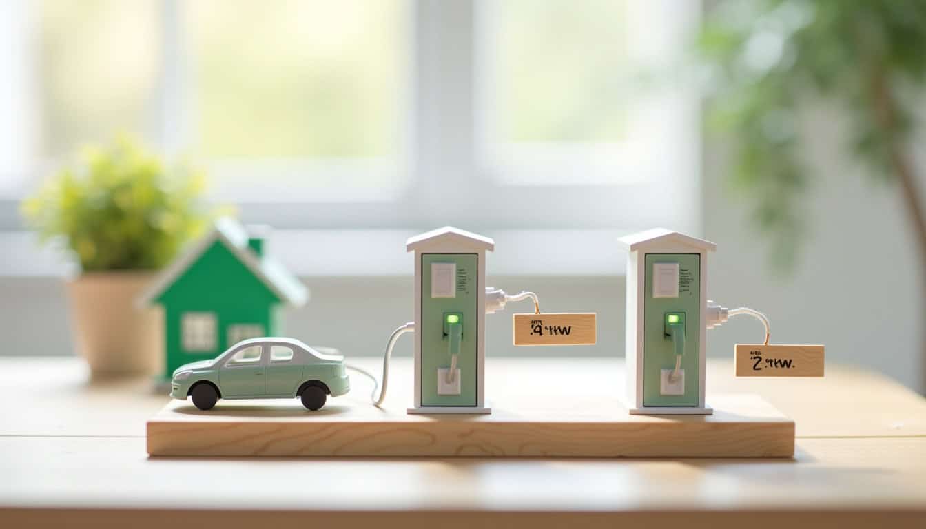 Comparaison entre différents types de bornes de recharge à Cabanac-et-Villagrains