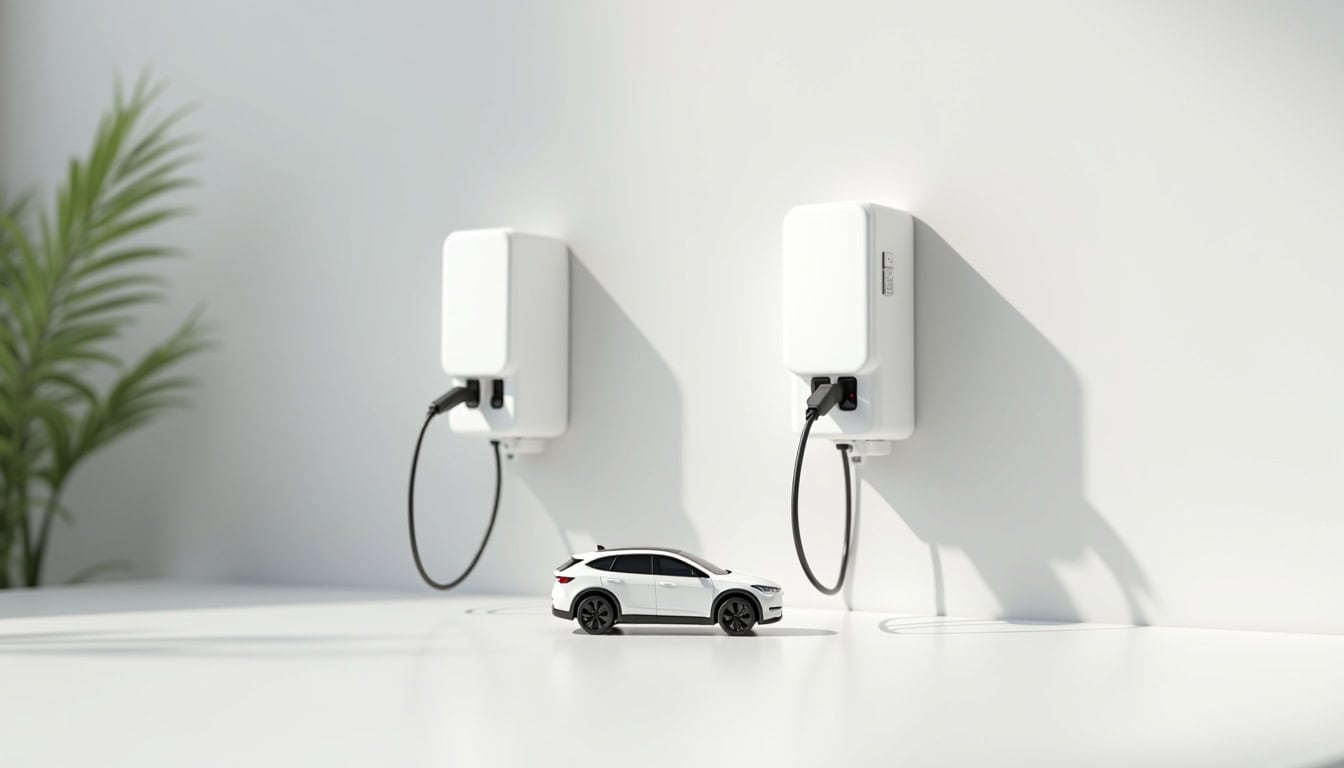 Comparaison entre une borne murale et une prise renforcée pour véhicule électrique