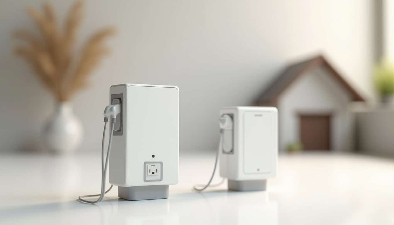 Comparaison entre une prise renforcée et une borne murale pour véhicule électrique