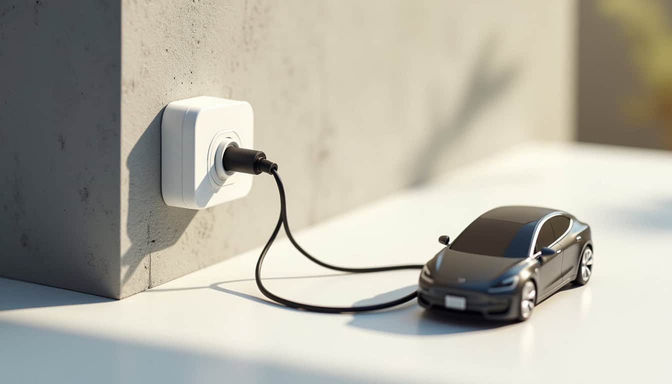 Comparaison entre une prise renforcée et une borne murale pour véhicule électrique