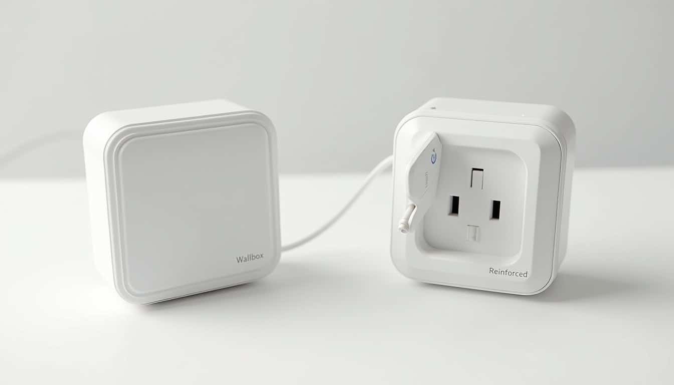 Comparaison entre une prise renforcée et une borne murale (wallbox) pour véhicule électrique à Meyrargues